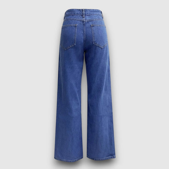 Rosea | Women's High-Waisted Straight-Leg Jeans