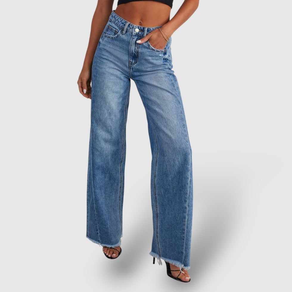 Rosea | Women's Wide-Leg Denim Jeans