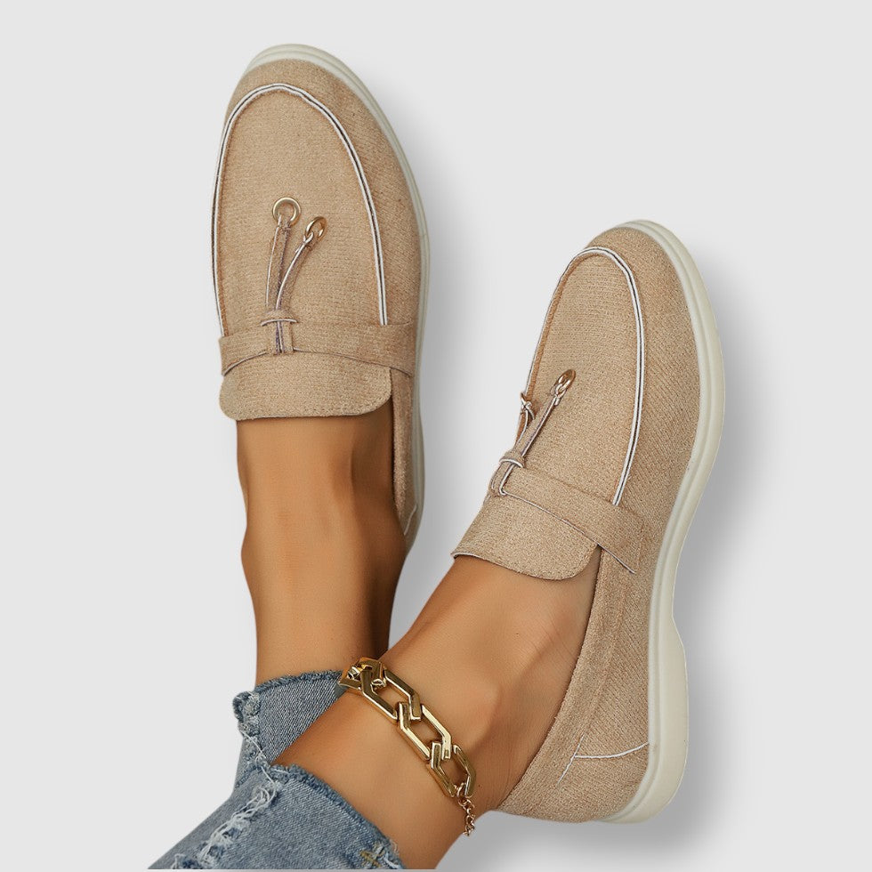 Rosea | Women's Suede Slip-On Loafers