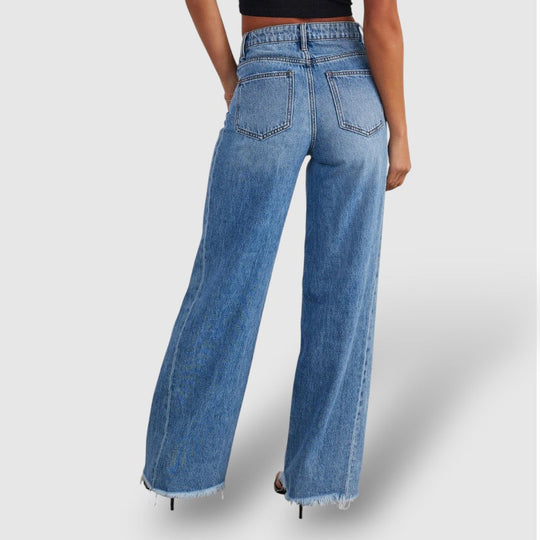 Rosea | Women's Wide-Leg Denim Jeans