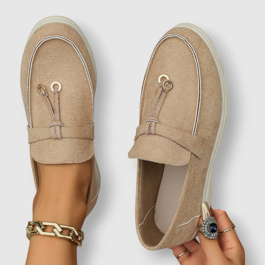 Rosea | Women's Suede Slip-On Loafers