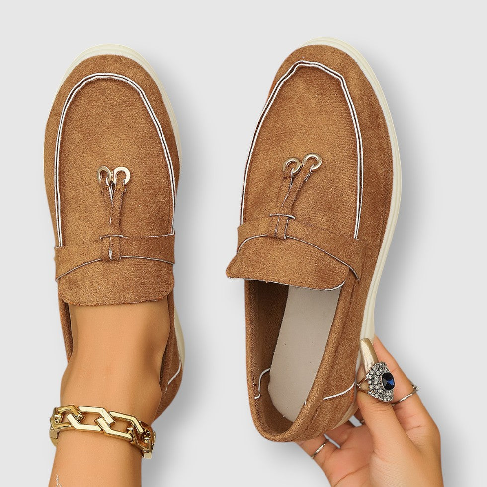 Rosea | Women's Suede Slip-On Loafers