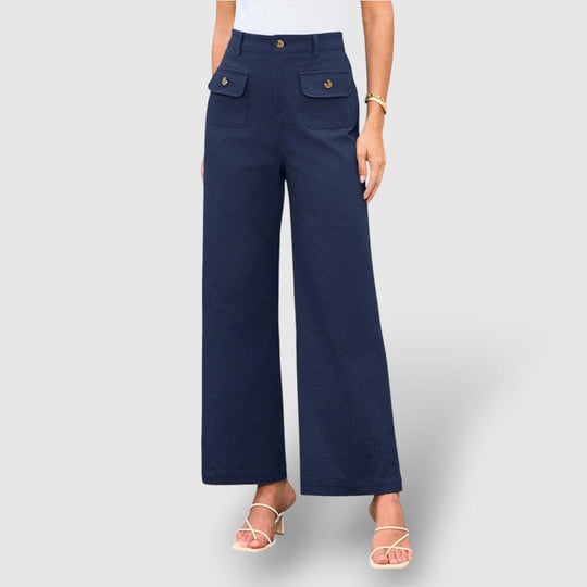 Rosea | Women's Casual Loose Pants with Side Pockets