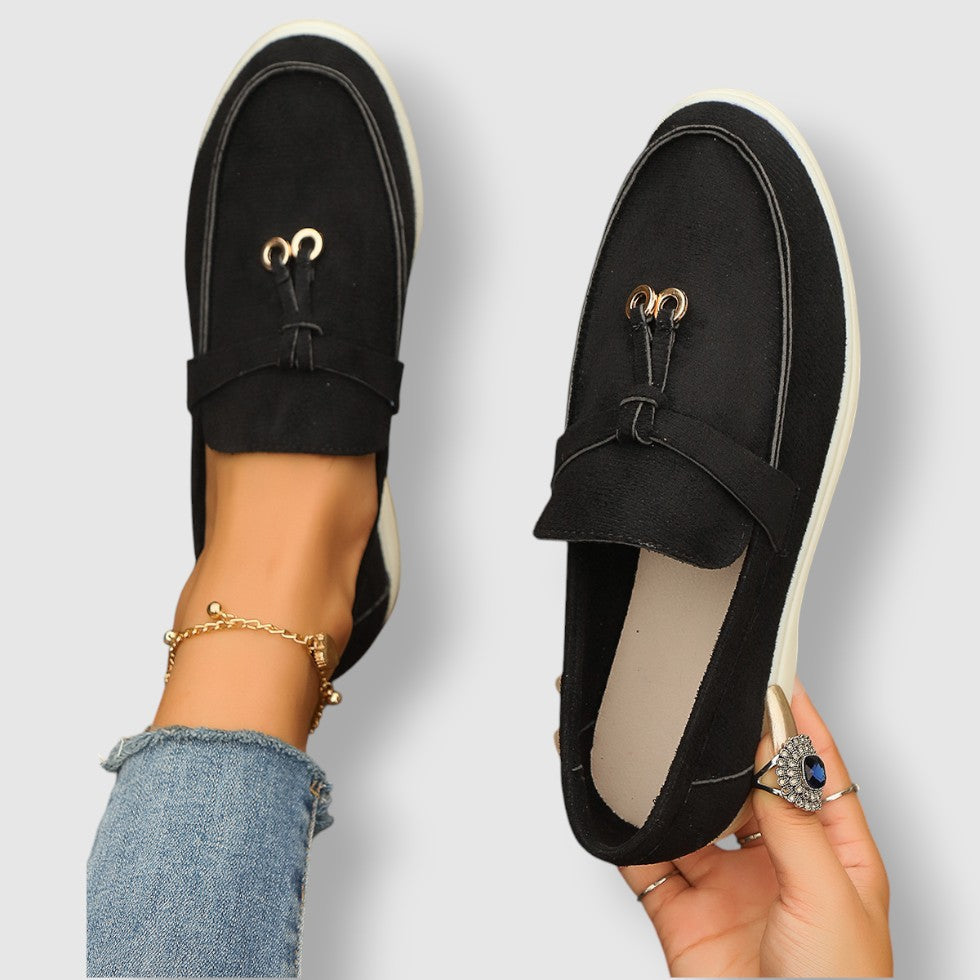 Rosea | Women's Suede Slip-On Loafers