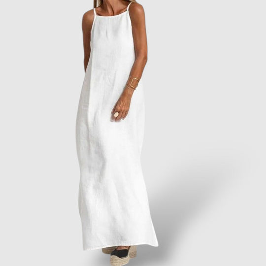 Rosea | Women's Linen Midi Dress