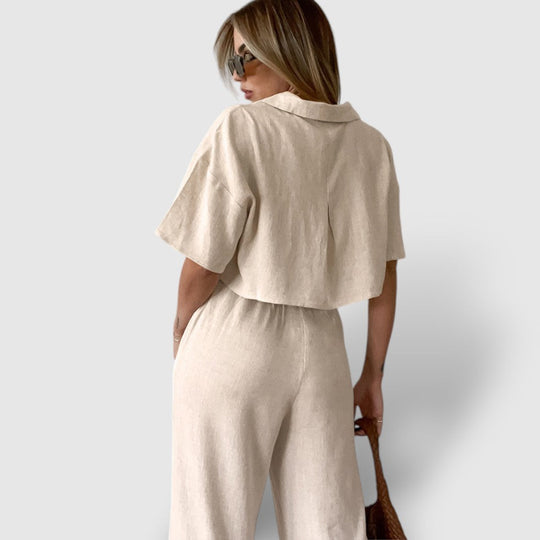 Rosea | Women's Linen Two-Piece Set