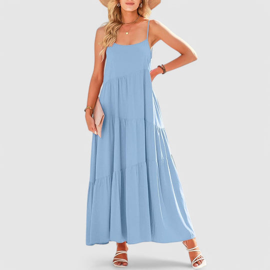 Rosea | Women's Maxi Dress with Straps