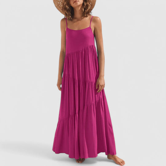 Rosea | Women's Maxi Dress with Straps