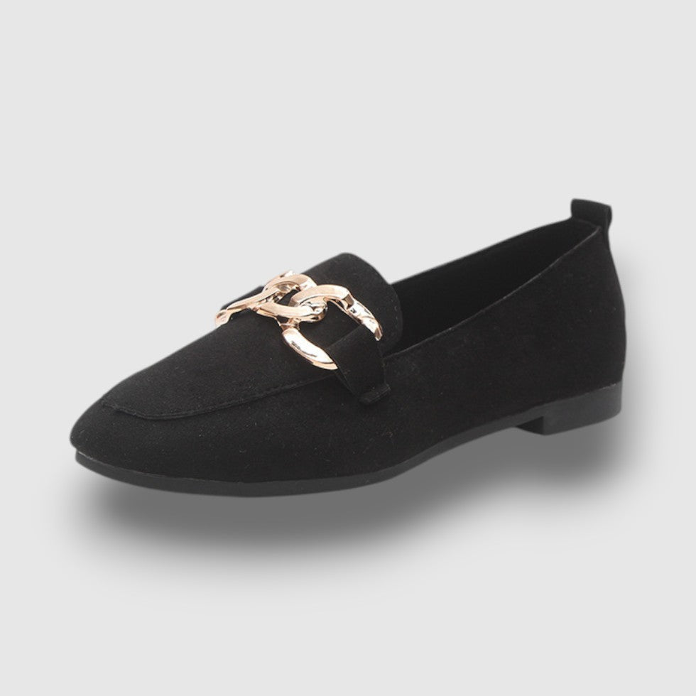 Rosea | Women's Suede Loafers Flats