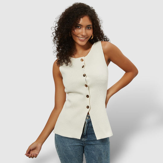 Rosea | Women's Buttoned Cardigan Top