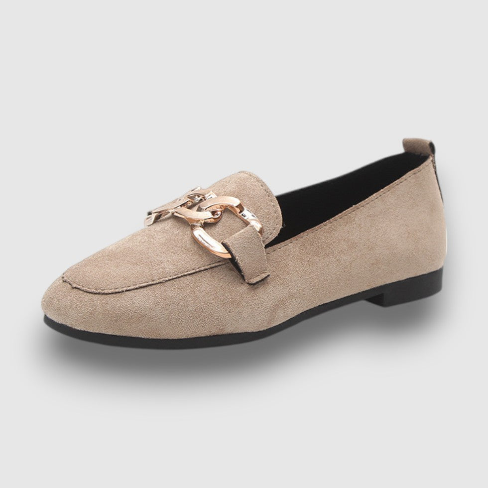 Rosea | Women's Suede Loafers Flats